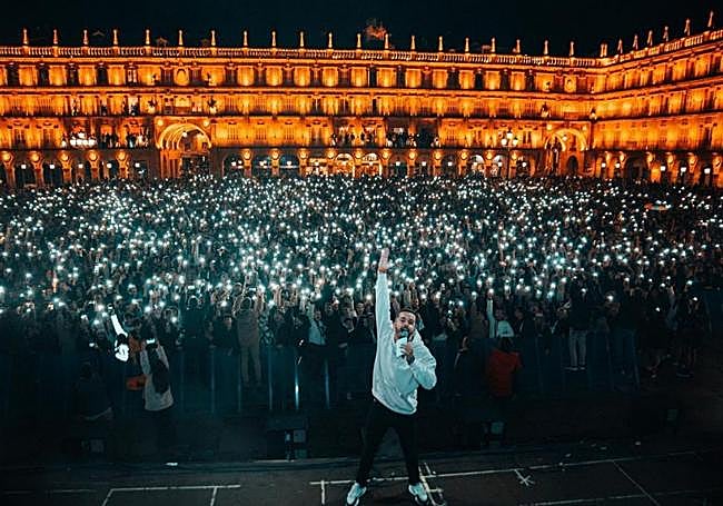 Dani Serra en la nochevieja universitaria el año pasado