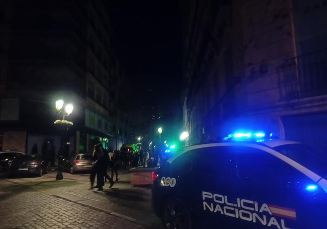 El lugar del incidente, en la calle Toro.