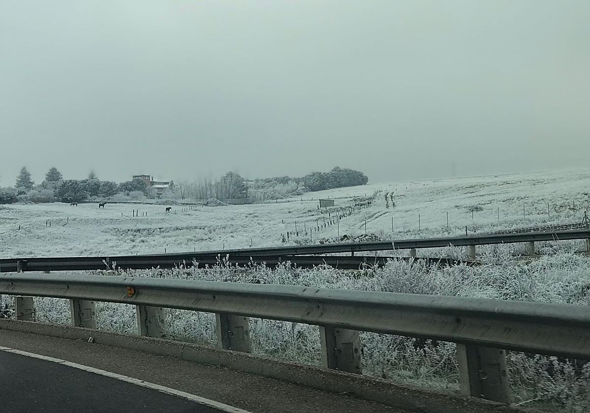 Helada en Aldeatejada.