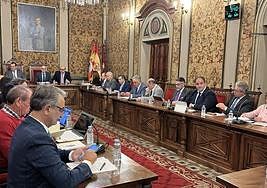 Imagen de archivo de un pleno de la Diputación de Salamanca.