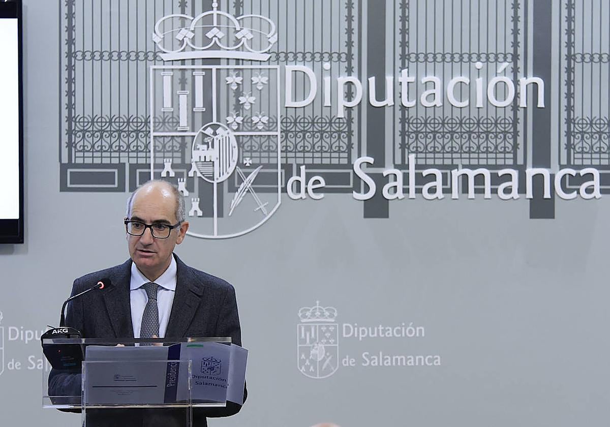 Javier Iglesias, presidente de la Diputación de Salamanca.