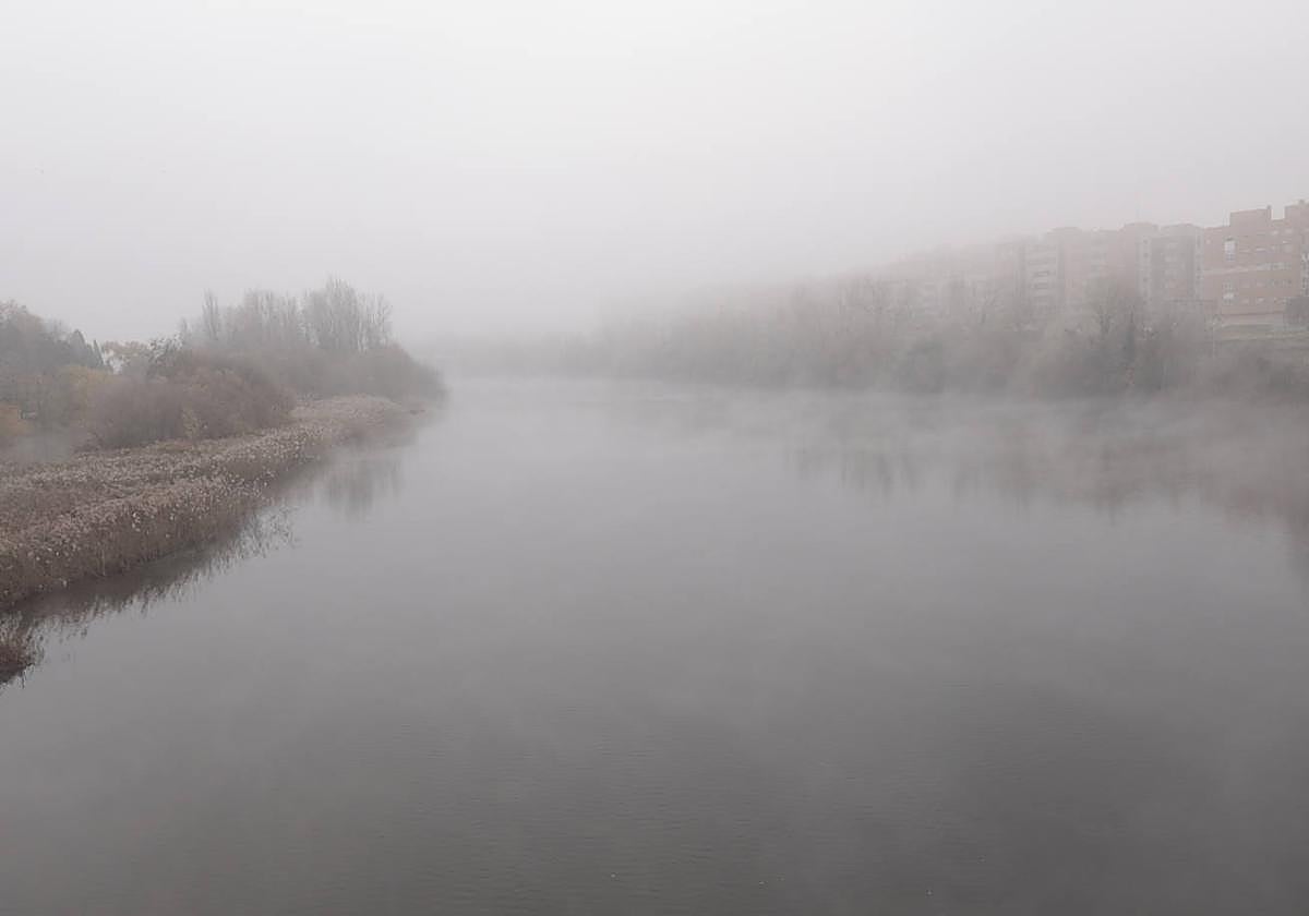 Niebla en la ribera del Tormes.