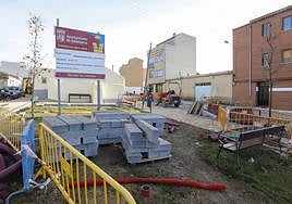 Obras de urbanismo en el barrio de Pizarrales