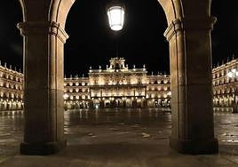 La Plaza Mayor de Salamanca.