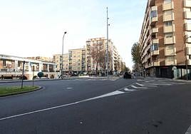 Las inmediaciones del Museo del Comercio