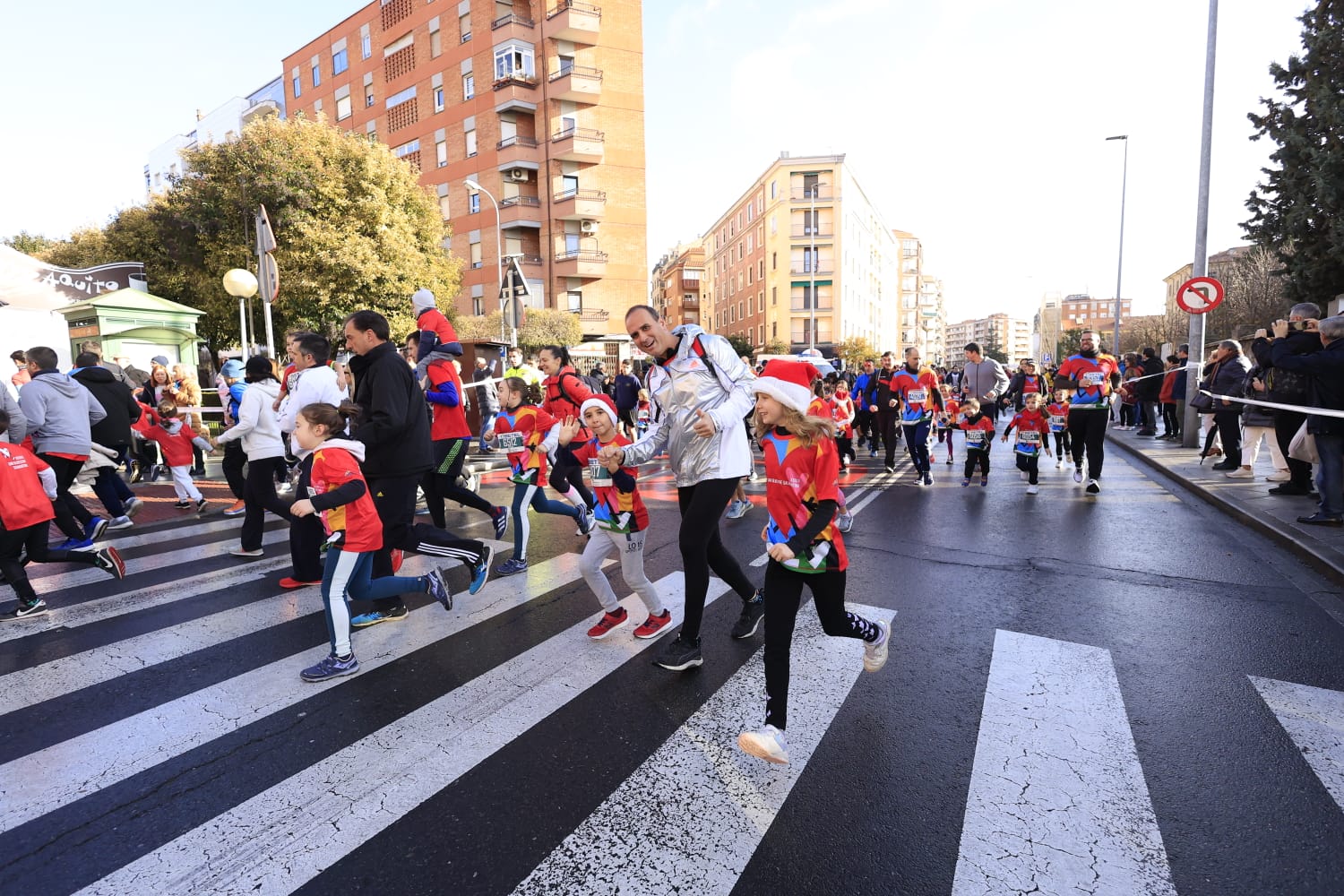 Fotos de la categoría sub-10 de la San Silvestre Salmantina
