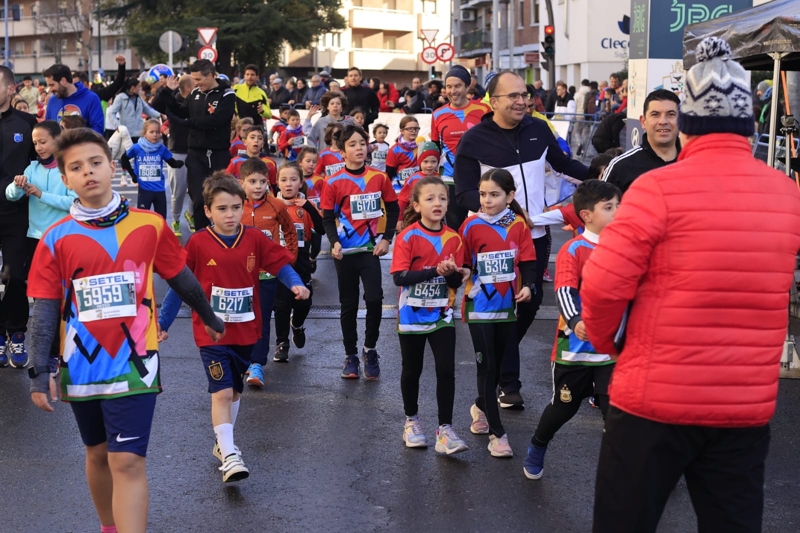 Fotos de la categoría sub-10 de la San Silvestre Salmantina