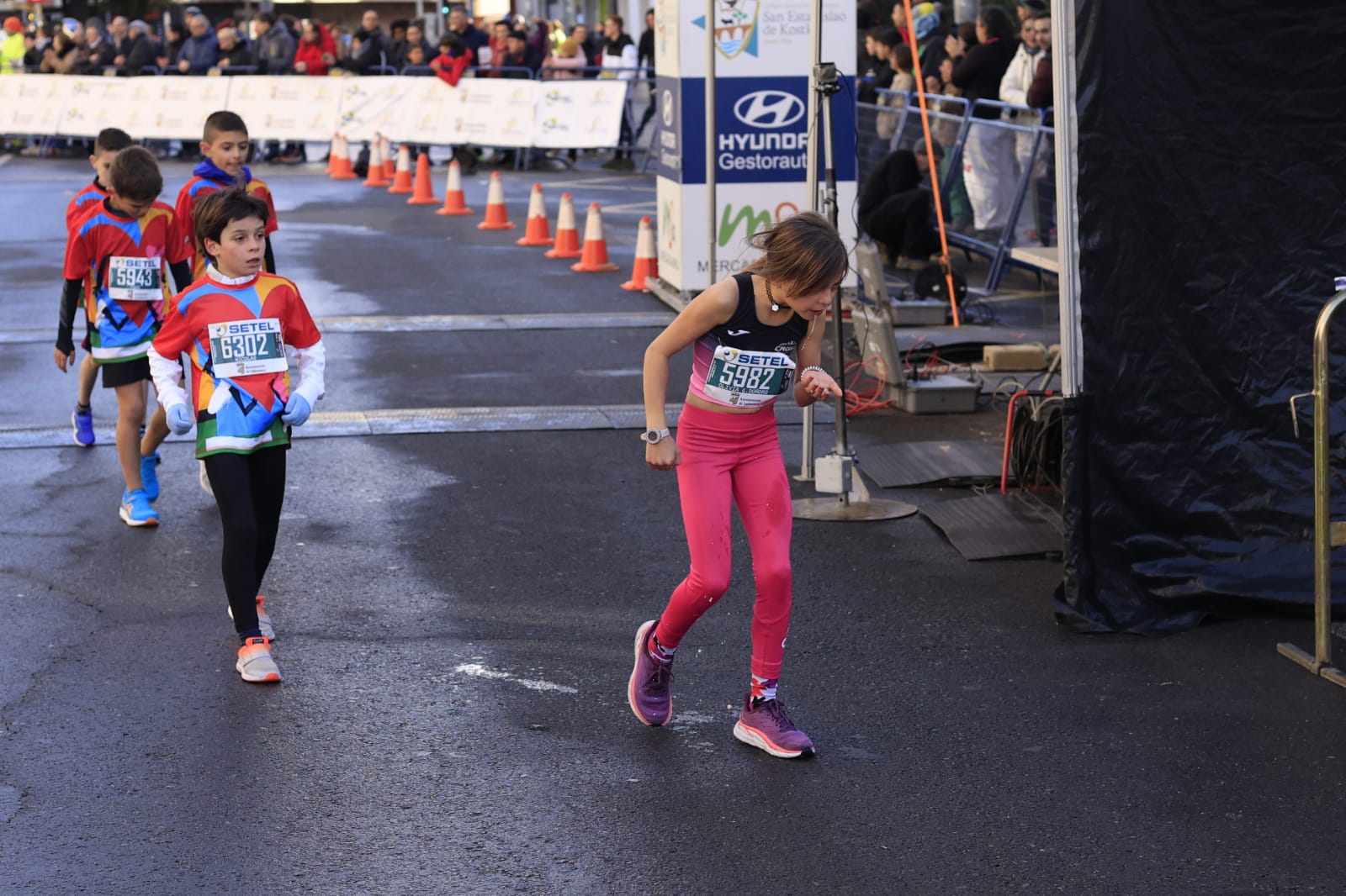 Fotos de la categoría sub-10 de la San Silvestre Salmantina