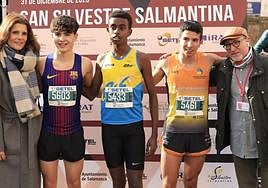 Podio de la sub-16 masculina.