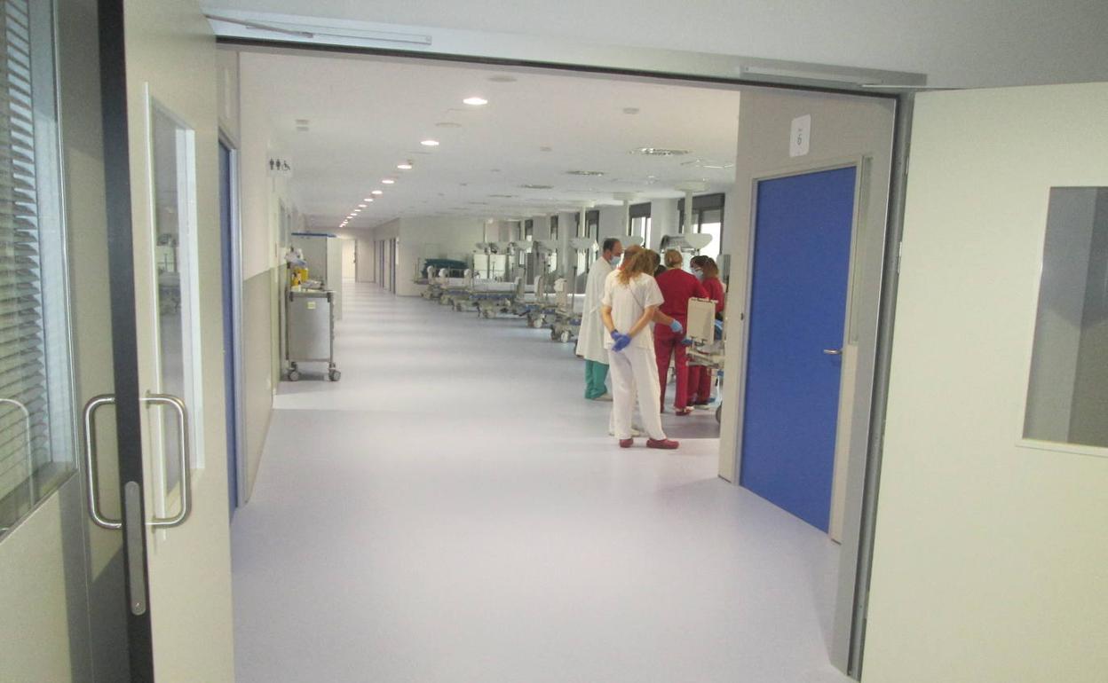 Interior de Urgencias de Salamanca. 