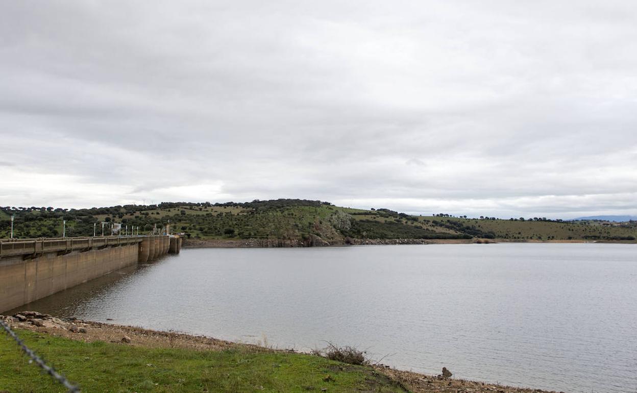 Embalse de Santa Teresa, este diciembre después de las lluvias. 