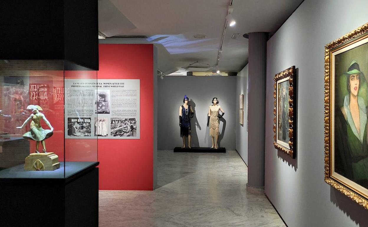 Imagen de una de las salas de la exposición 'Las Hijas del Jazz' en la Casa Lis.