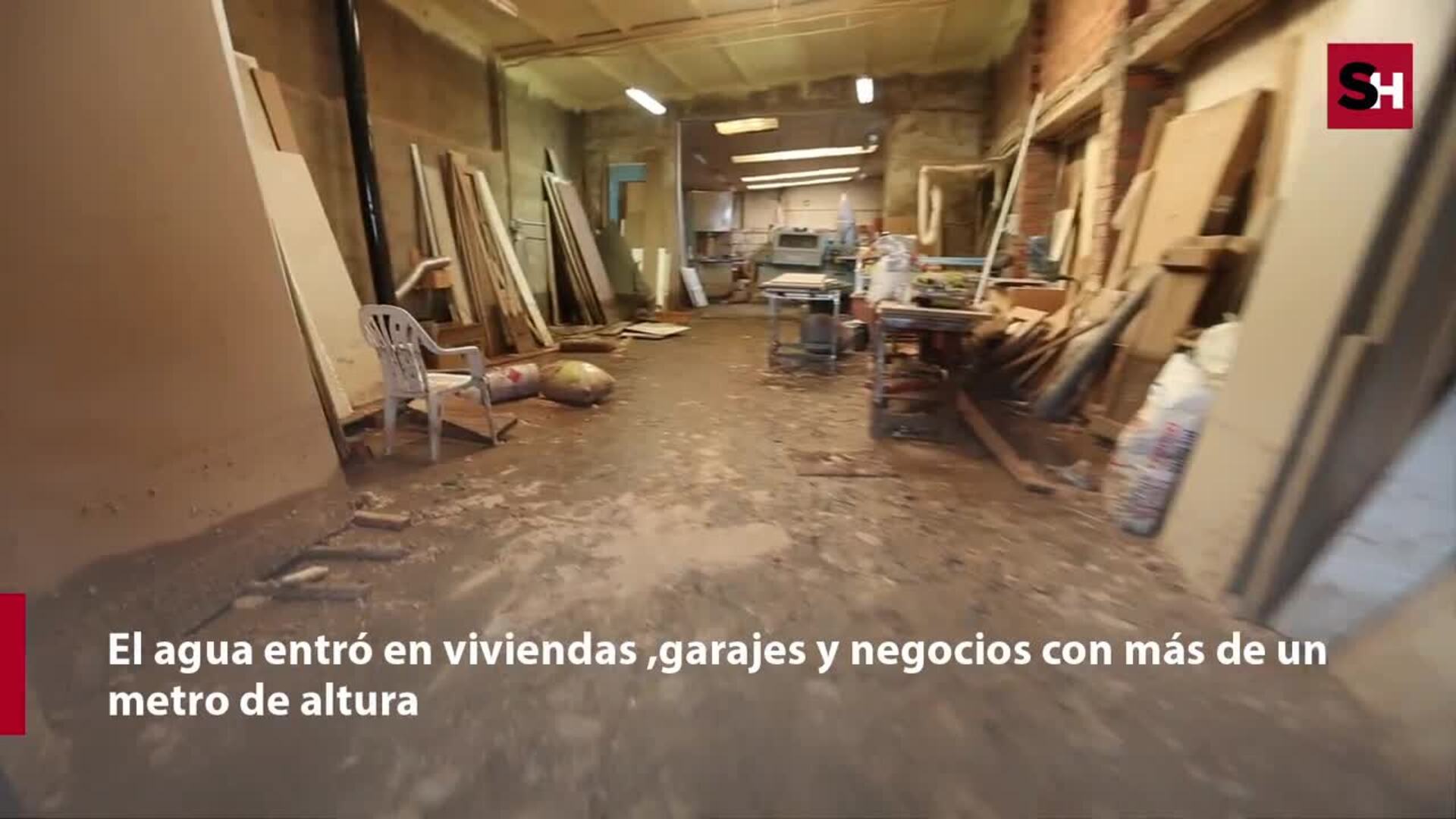 Devastadores efectos de las inundaciones en Aldeatejada