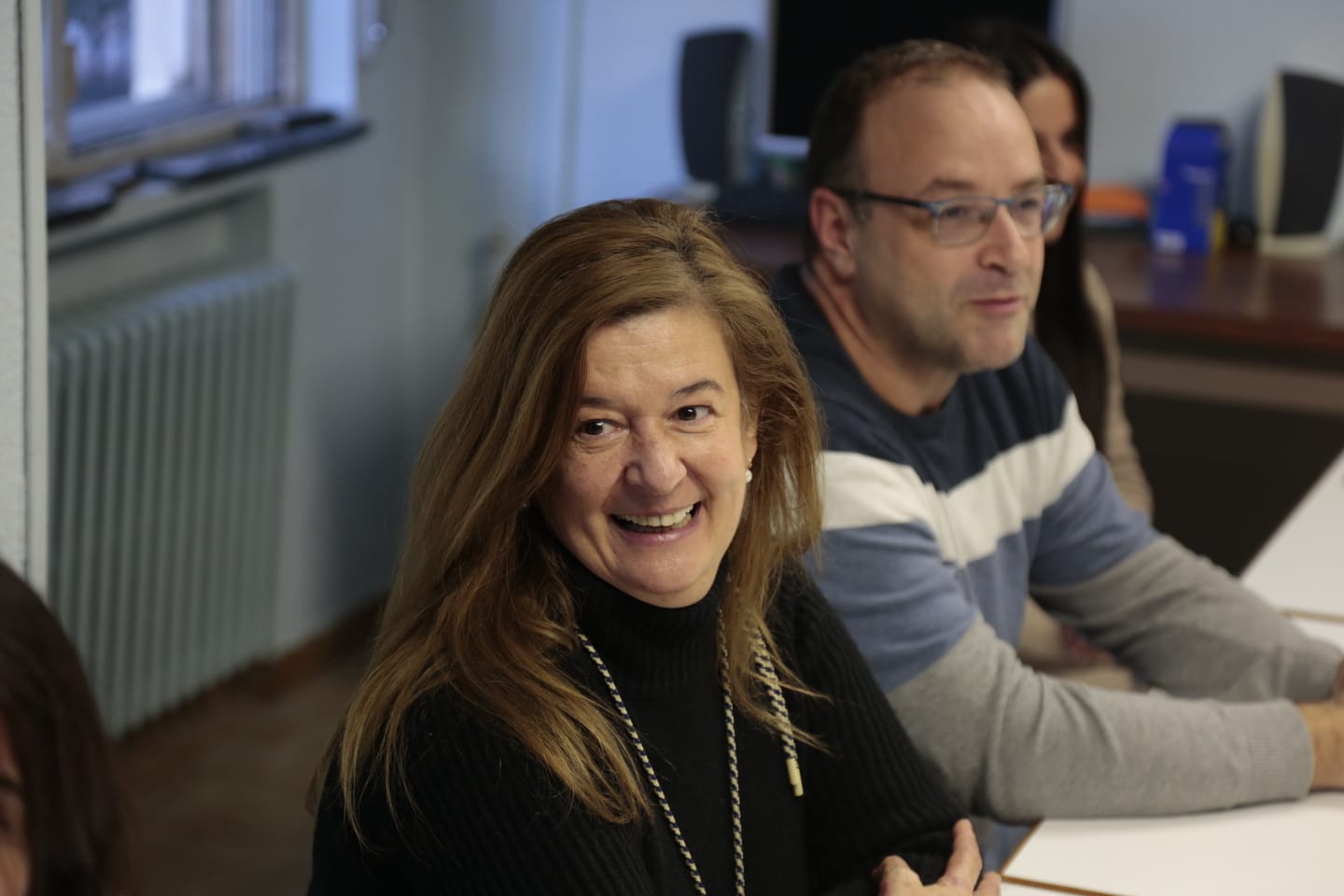 Carbayo en la reunión para candidato a la Alcaldía de Salamanca. 