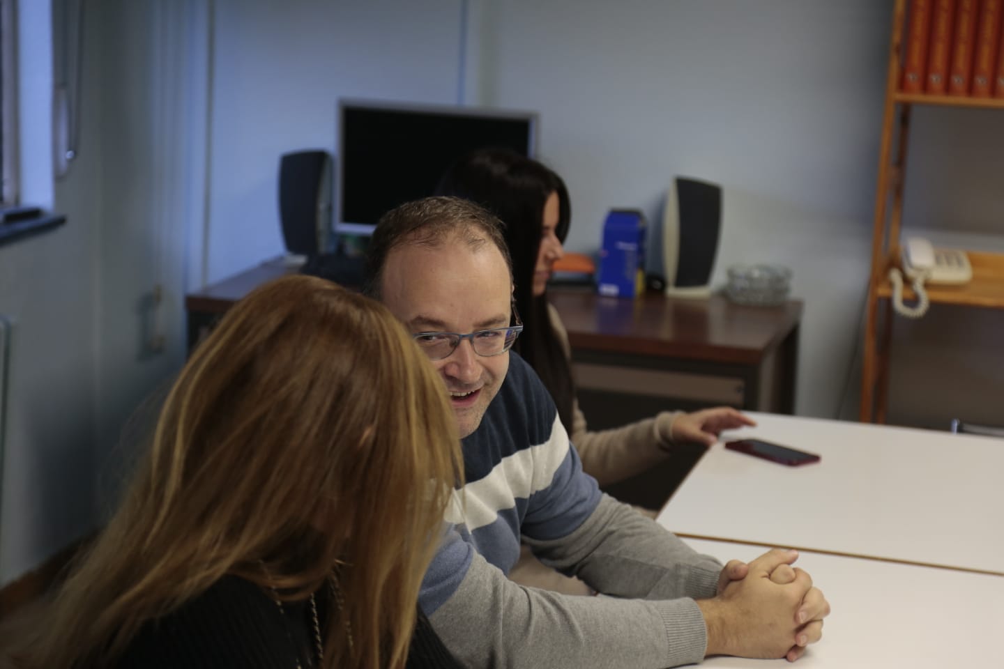 Carbayo en la reunión para candidato a la Alcaldía de Salamanca. 