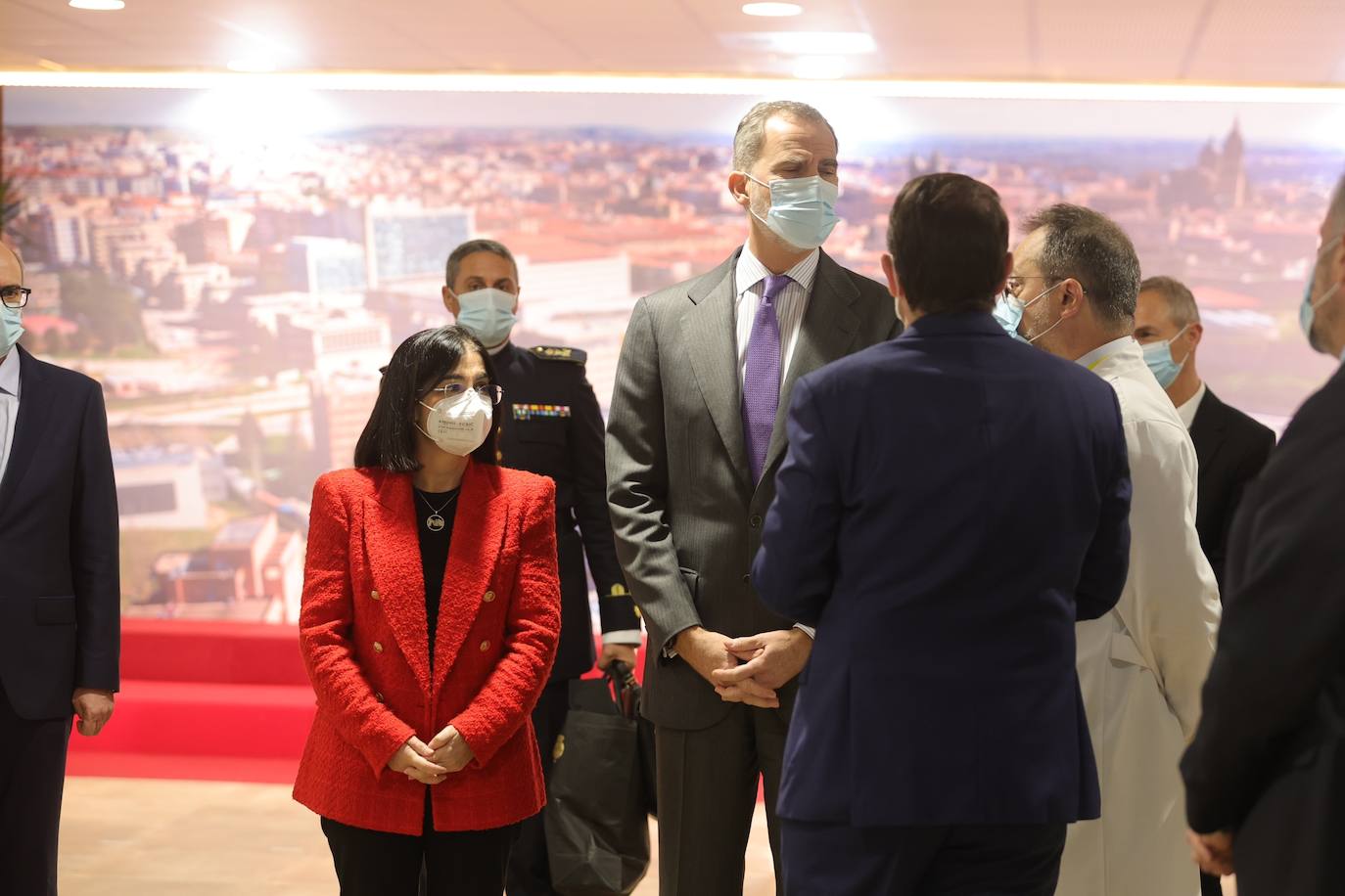 Fotos: El Rey conoce el nuevo hospital de Salamanca
