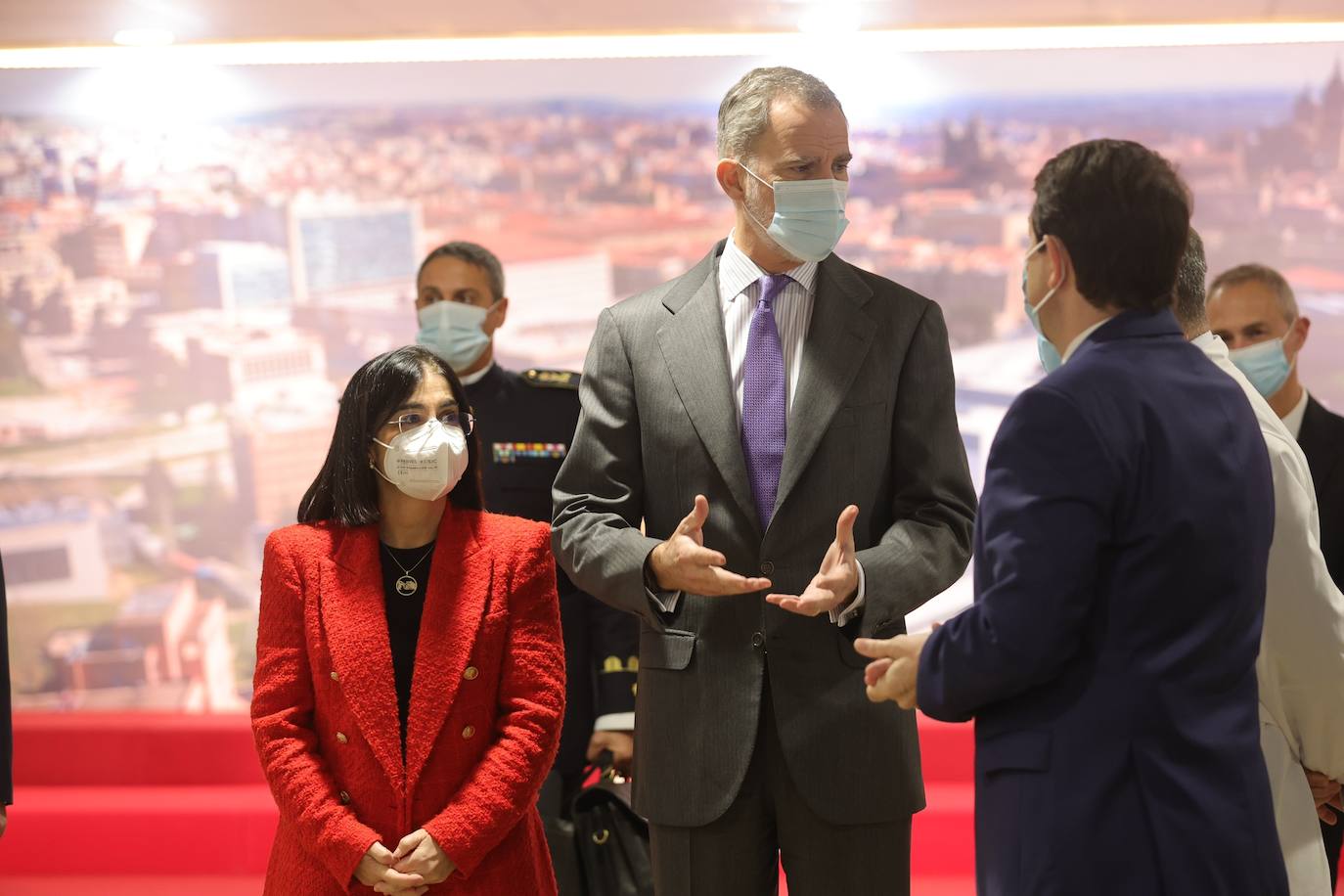 Fotos: El Rey conoce el nuevo hospital de Salamanca