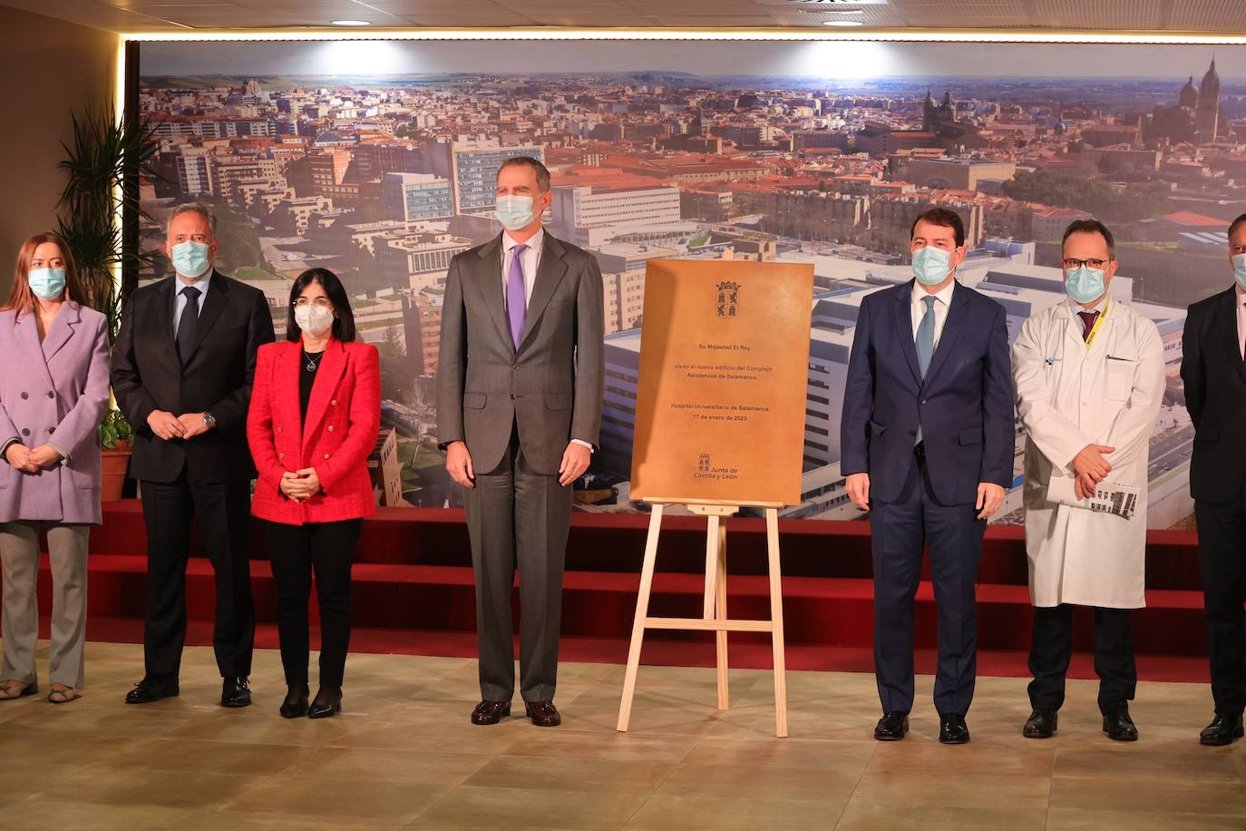 Fotos: El Rey conoce el nuevo hospital de Salamanca