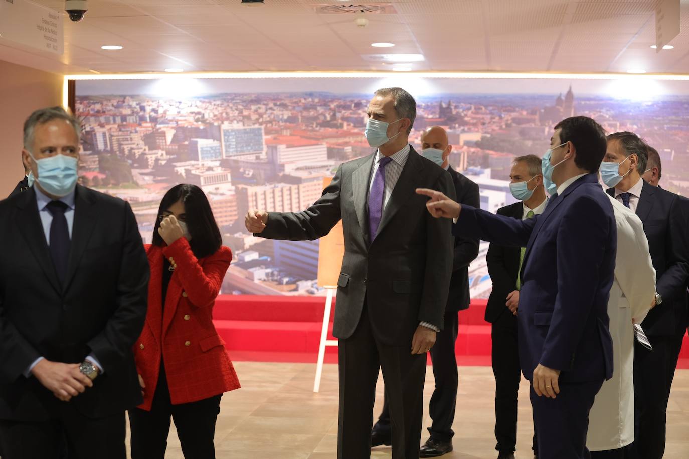 Fotos: El Rey conoce el nuevo hospital de Salamanca