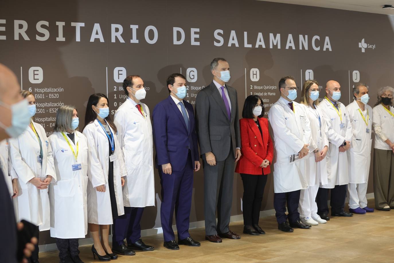 Fotos: El Rey conoce el nuevo hospital de Salamanca