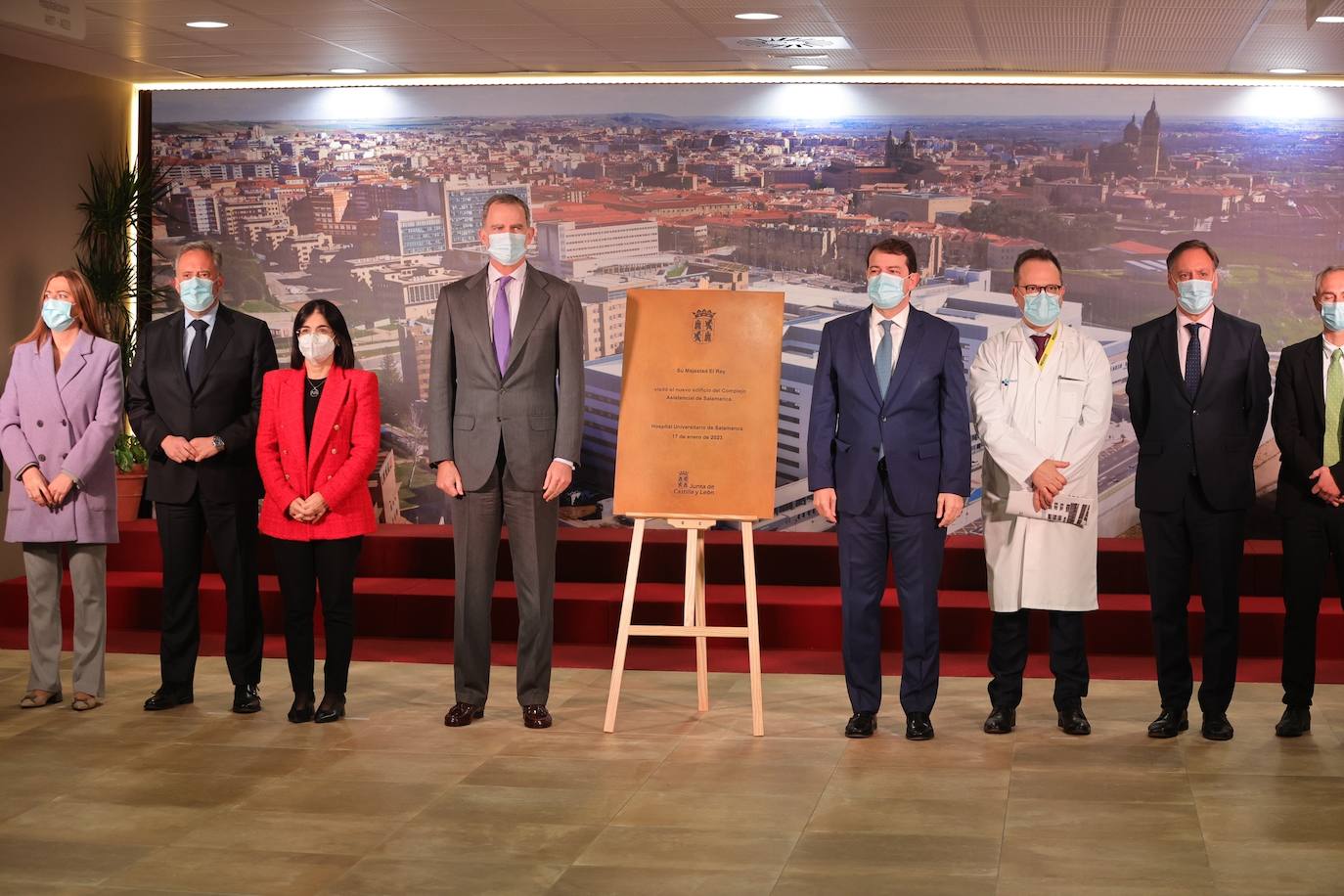 Fotos: El Rey conoce el nuevo hospital de Salamanca