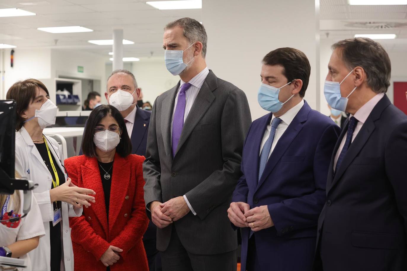 Fotos: El Rey conoce el nuevo hospital de Salamanca