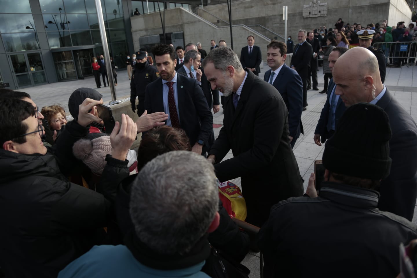 Fotos: Salamanca recibe al Rey Felipe VI en su visita al hospital de Salamanca