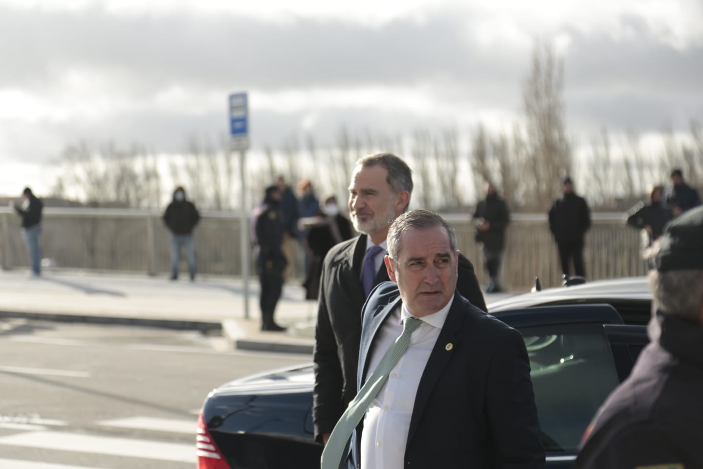 Fotos: Salamanca recibe al Rey Felipe VI en su visita al hospital de Salamanca