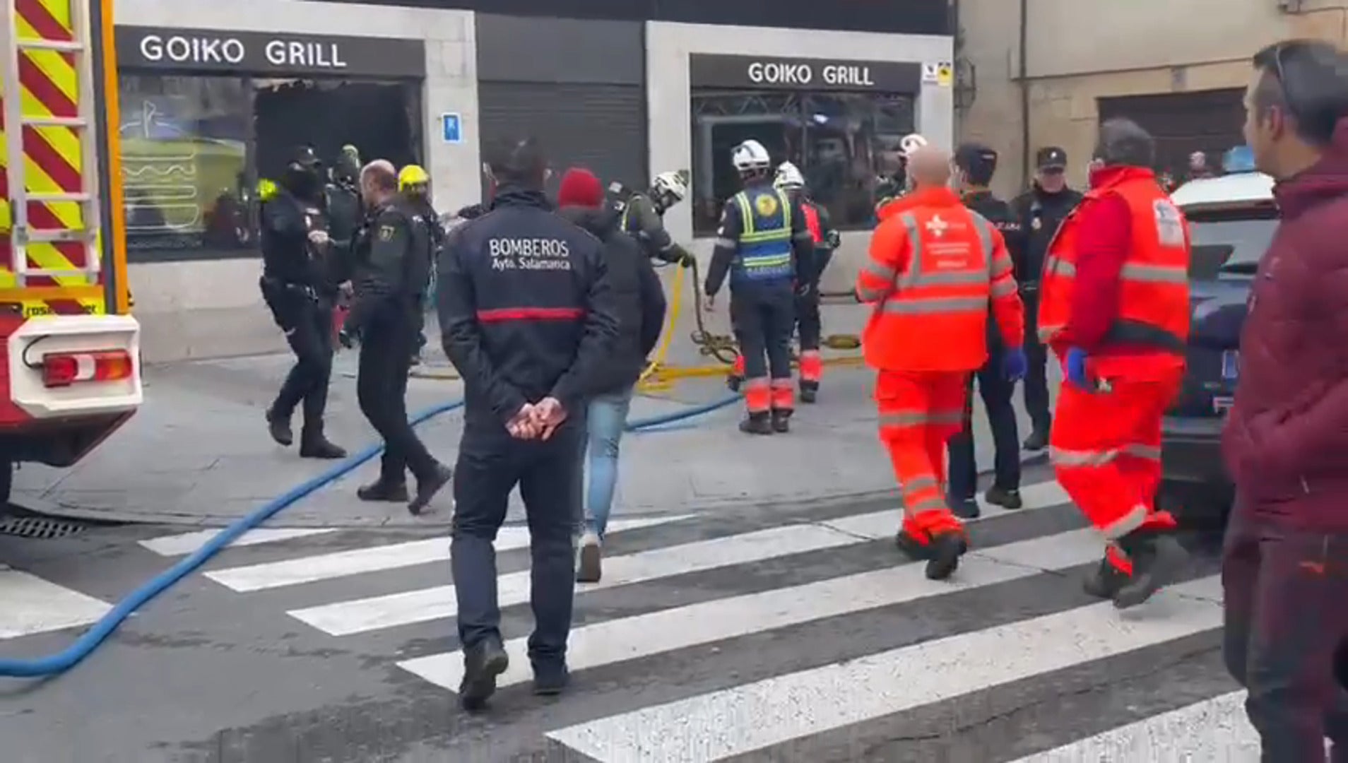 Incendio en el Goiko de Salamanca