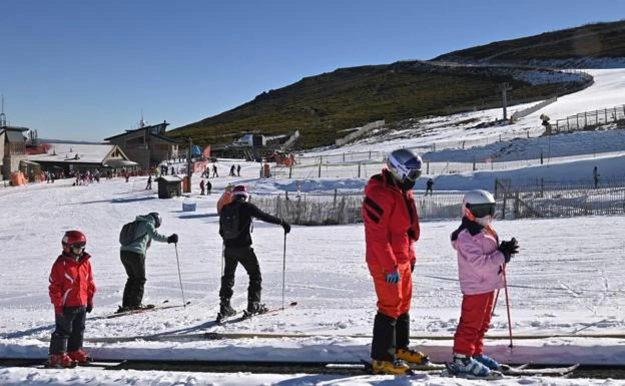 La Covatilla, estación de esquí en la Sierra de Béjar. 