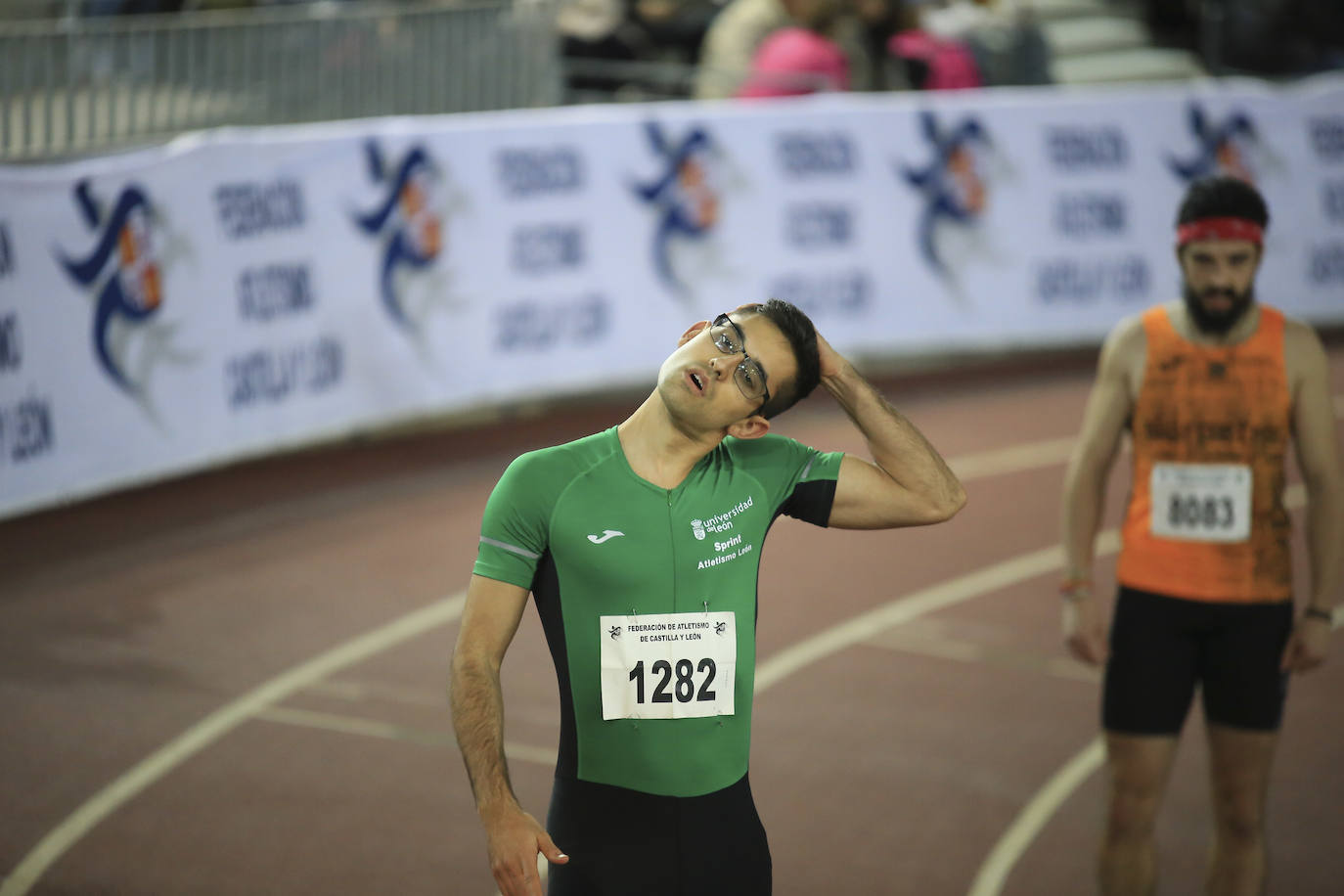 Fotos: Control de atletismo en la Carlos Gil Pérez con la presencia de Óscar Husillos