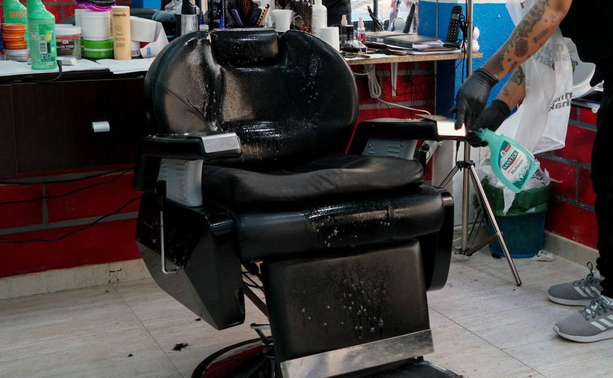 Imagen de archivo de una peluquería en Salamanca. 