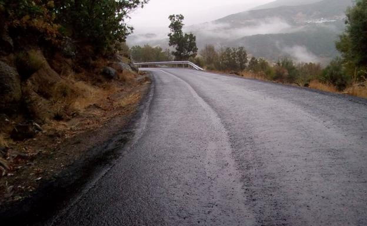 La carretera de Aldeacipreste, Salamanca