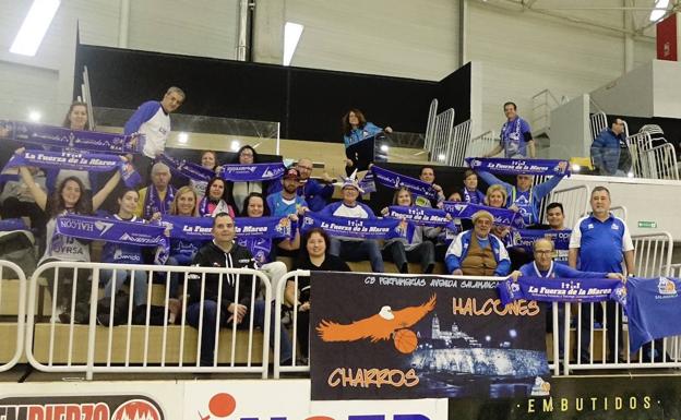 En las gradas del Bembibre Arena no faltaron seguidores de Avenida. 