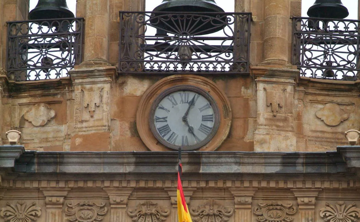 Reloj de la Plaza Mayor de Salamanca.