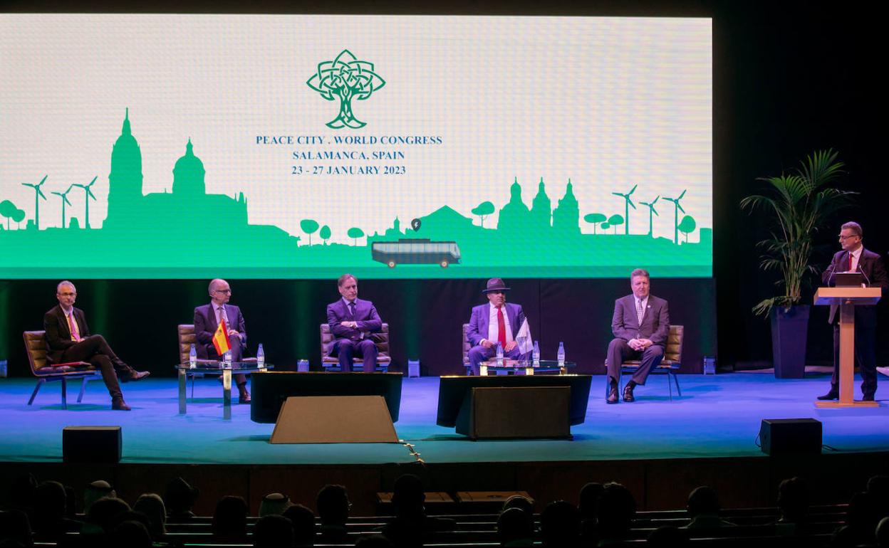 El congreso del Peace City World en Salamanca. 