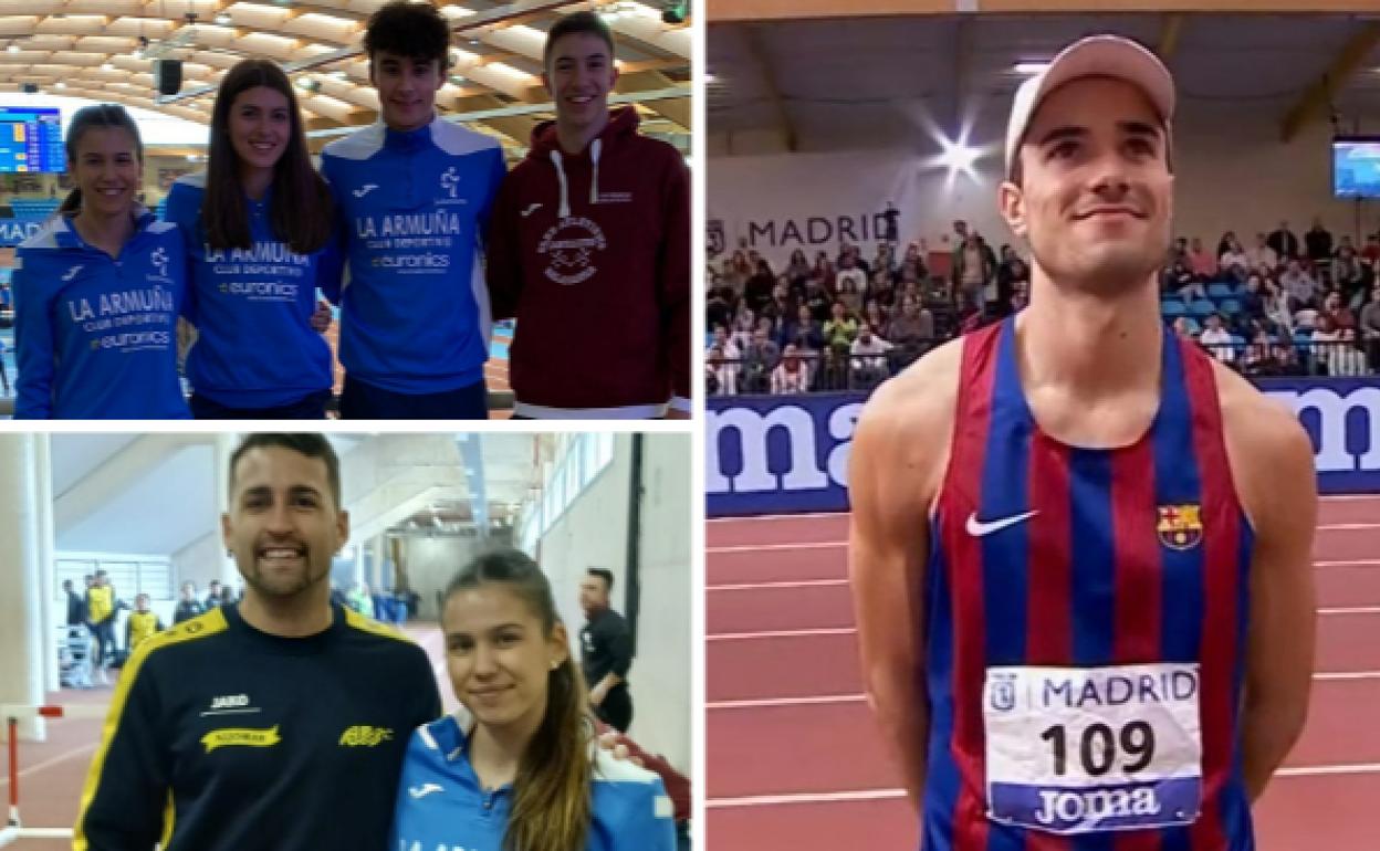 Atletas salmantinos en el Nacional absoluto. 