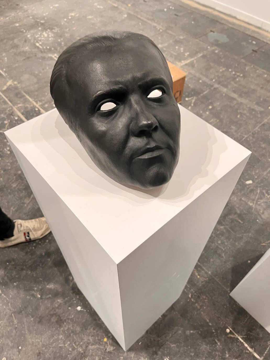 Máscara mortuoria de Federico García Lorca de Eugenio Merino