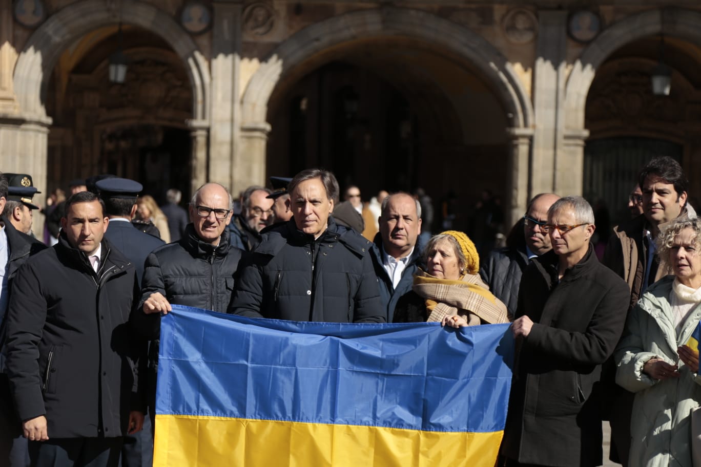 Fotos: Salamanca homenajea a las víctimas que huyen de la guerra en Ucrania