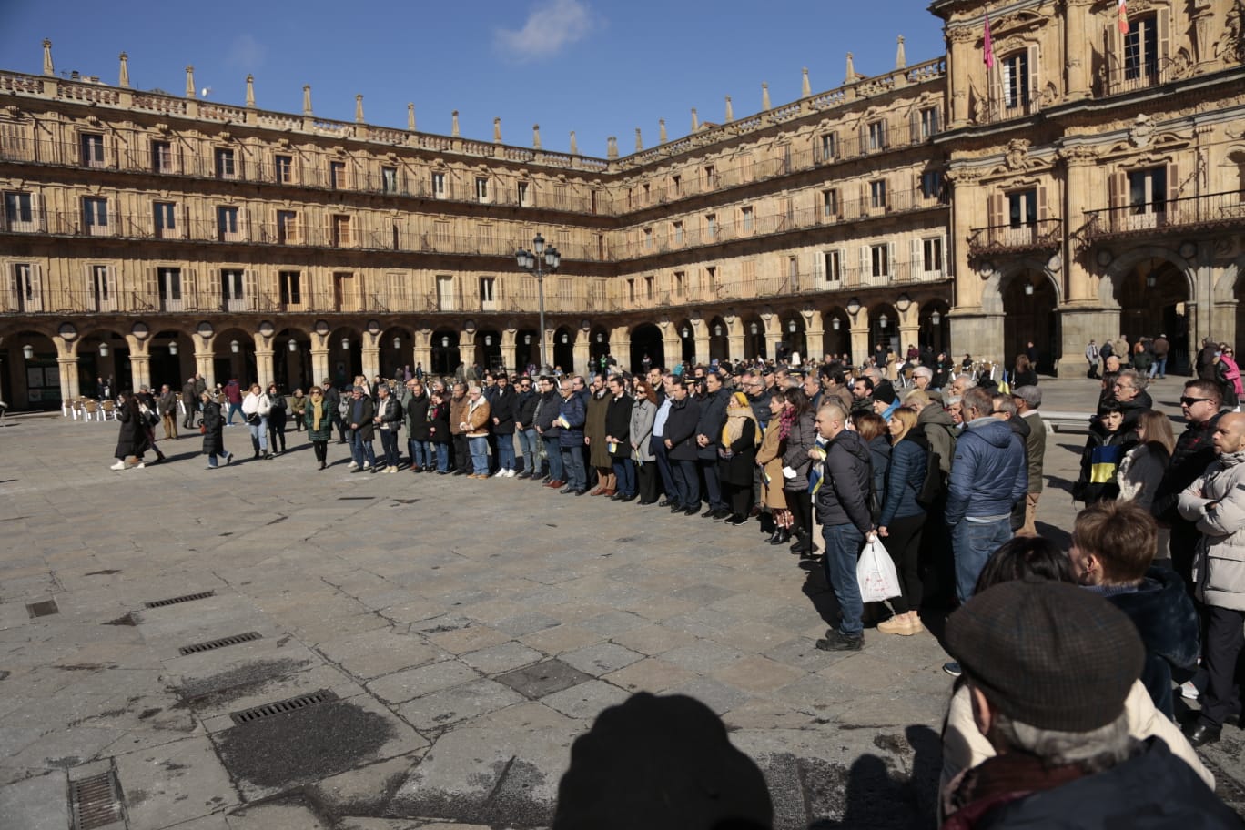 Fotos: Salamanca homenajea a las víctimas que huyen de la guerra en Ucrania