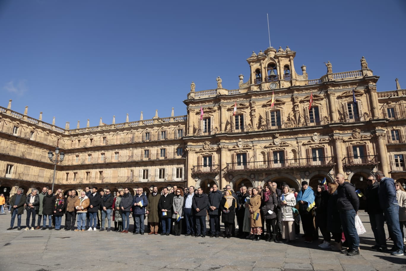 Fotos: Salamanca homenajea a las víctimas que huyen de la guerra en Ucrania