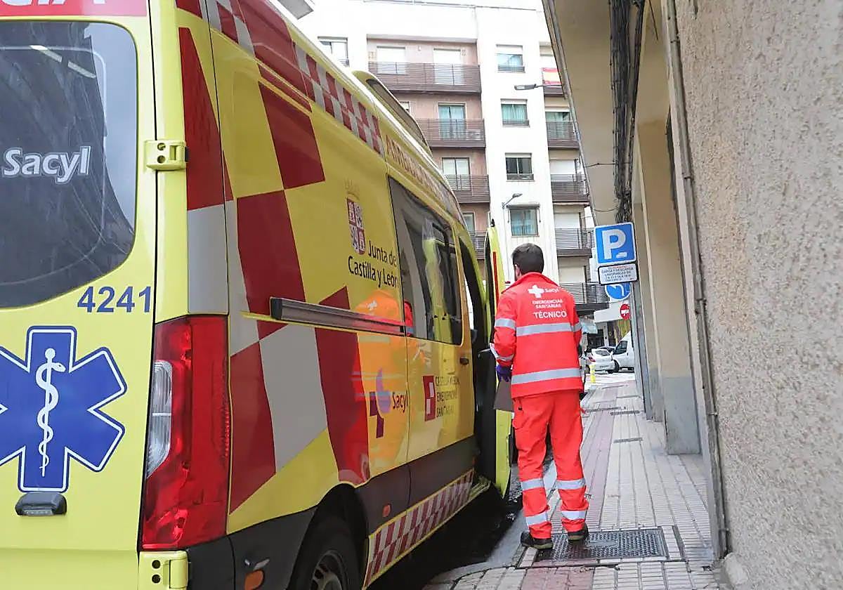 Ambulancia en Salamanca.