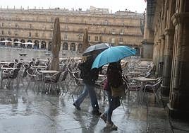 Lluvia en Salamanca