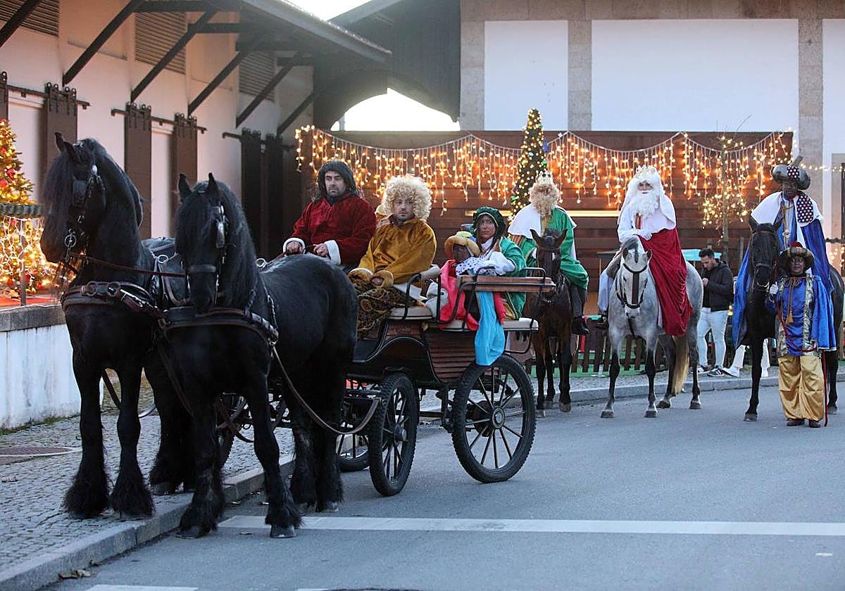 Calabalgata que va de Fuentes de Oñoro a Vilar Formoso.