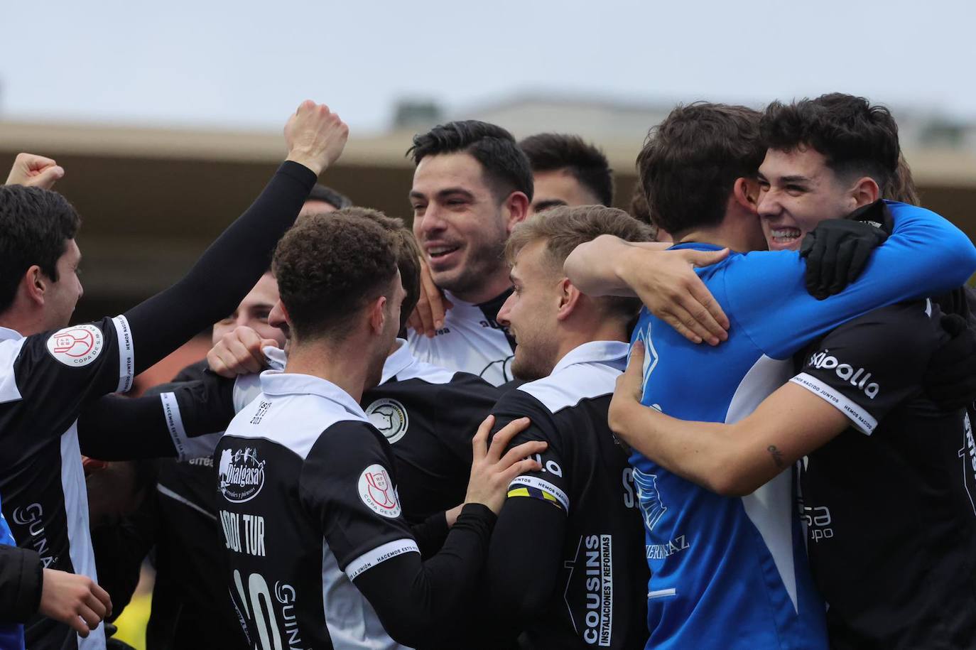 Las imágenes de la reanudación del Unionistas-Villarreal