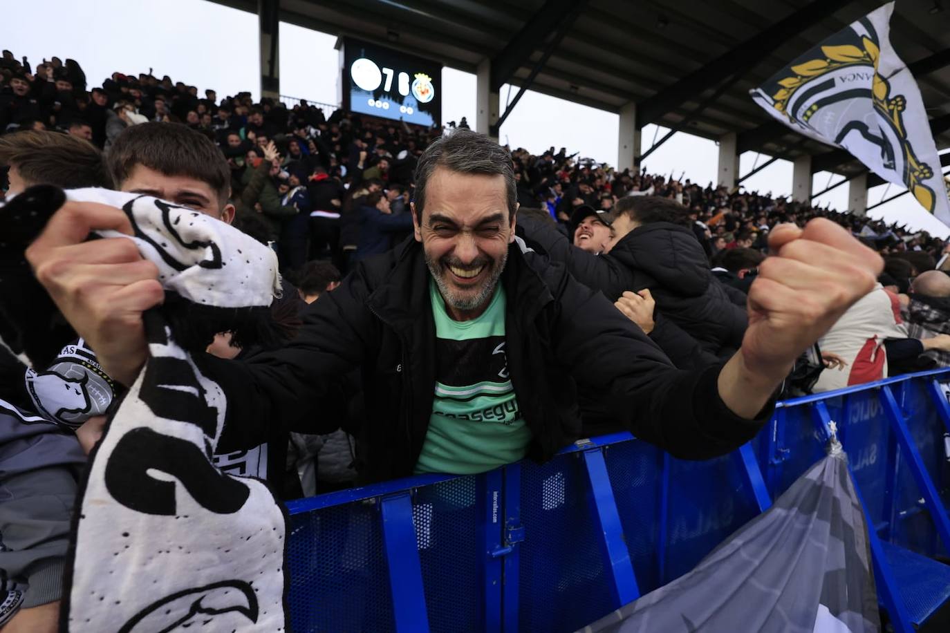 Las imágenes de la reanudación del Unionistas-Villarreal