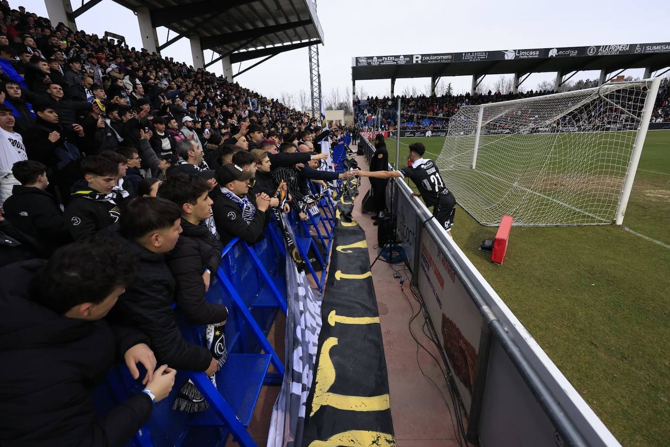 Las imágenes de la reanudación del Unionistas-Villarreal