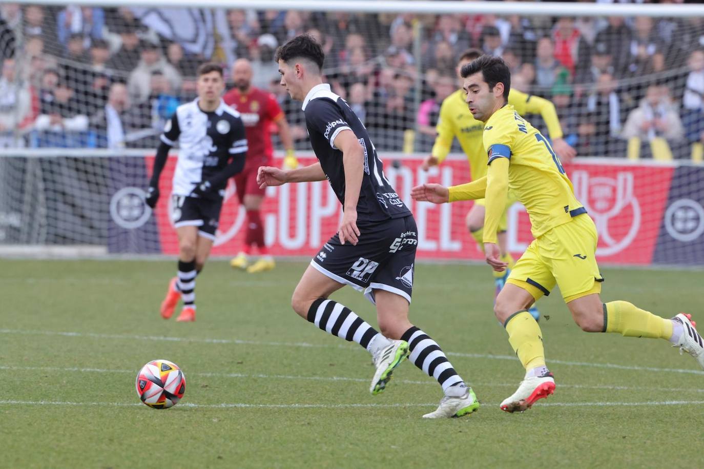 Las imágenes de la reanudación del Unionistas-Villarreal