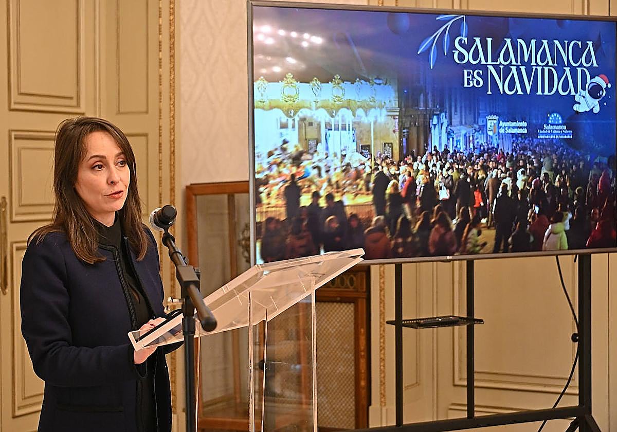 Carmen Seguín ha presentado el balance de las actividades navideñas.