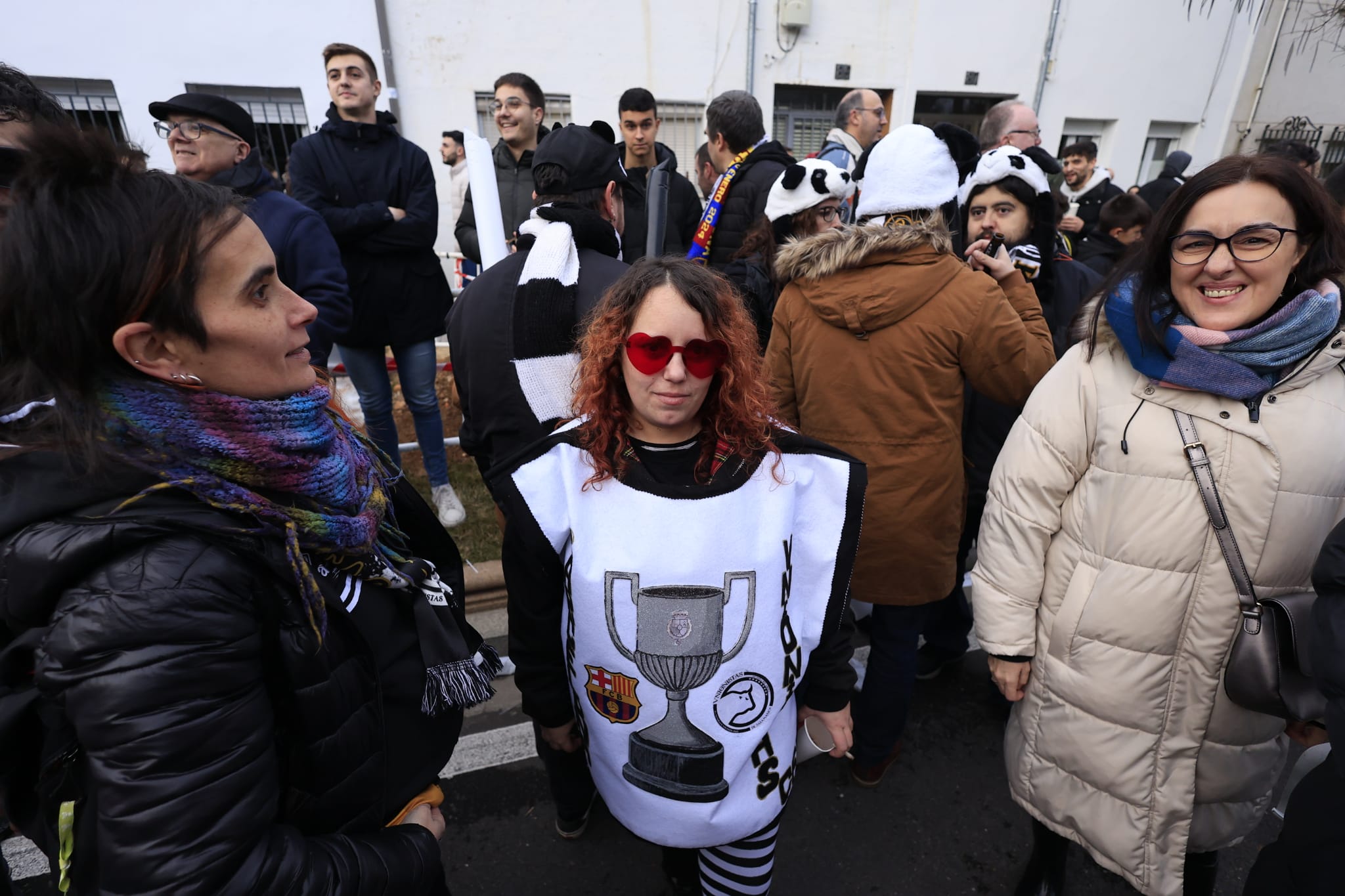 El autobús del Barcelona llega al Reina Sofía